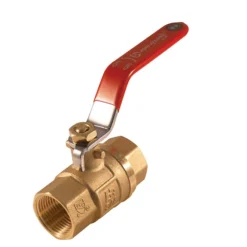 Ball Valve - Straight Handle - Forged Brass - 3/4" Threaded