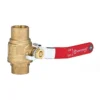 Ball Valve - Forged-Brass Solder Ends - 3/4''
