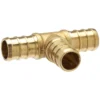 Lead Free PEX Tee Coupling - 1/2" - 25/Pack