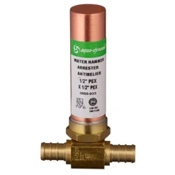 Aqua-Dynamic Water Hammer Arrester - PEX Brass - Lead-Free - 1/2-in Dia