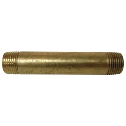 Nipple - Brass - 1/2" X 6" - MIP X MIP