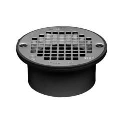 3-in - 4-in Dia. Black ABS SS Closet/Toilet Flange W/Strainer 6 3-in - 4-in Dia. Black ABS SS Closet/Toilet Flange W/Strainer -IPEX Electric Shop 11205217 L