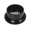 3-in - 4-in Dia. Black ABS SS Closet/Toilet Flange W/Strainer