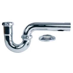 Plumb Pak Sink P-Trap - Chrome - Brass - 1 1/2-in Dia X 11-in L