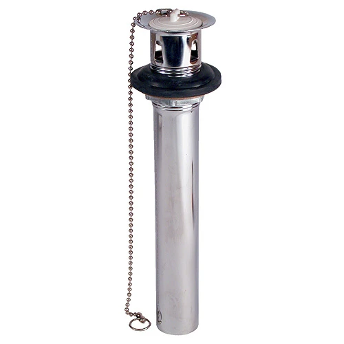 1-Piece Lavatory P.O. Plug - 1 1/4" X 8" - Brass - Chrome 1 1-Piece Lavatory P.O. Plug - 1 1/4" X 8" - Brass - Chrome