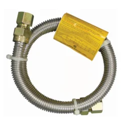 Gas Connector - Dryer - 3/8" X 1/2" X 48" - FIP X FIP