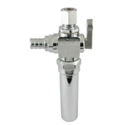 Waterline Valve With Hammer Arrestor - 1/2-in X 3/8-in