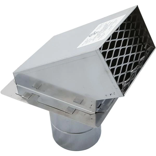 Z-Flex Z-Vent 4-in Stainless Steel Termination Hood 2 Z-Flex Z-Vent 4-in Stainless Steel Termination Hood - Image 2
