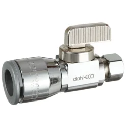 Dahl Supply Stop Straight Valve - 1/2" X 3/8" OD