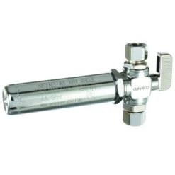 Dahl Chrome Straight Valve With Integrated Water Hammer Arrester