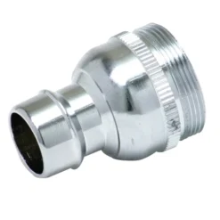 Master Plumber Snap-In Aerator Fitting With Dual Threads