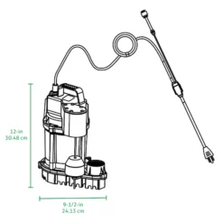 Zoeller Dual Float 3/4-HP Cast Iron Subersible Sump Pump