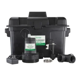 Basement Sentry Battery Backup Thermoplastic Battery-Powered Sump Pump -IPEX Electric Shop 83645008 L
