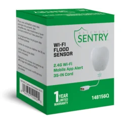 Basement Sentry 1-Pack Thermoplastic Wireless Flood Sensor Water Alarm -IPEX Electric Shop 83645023ca L